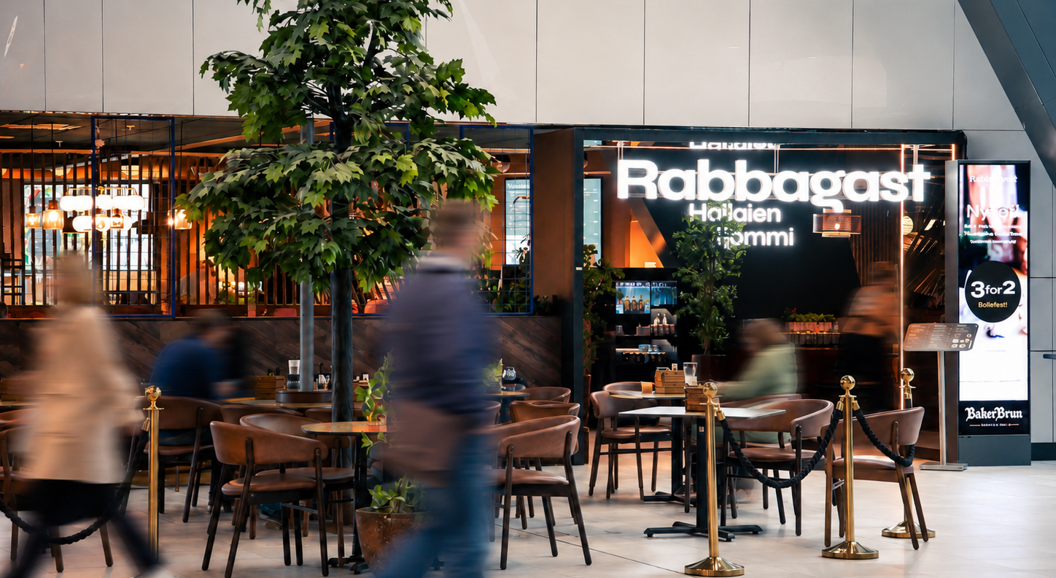 Bilde av Rabbagast sin restaurant inne på BGO