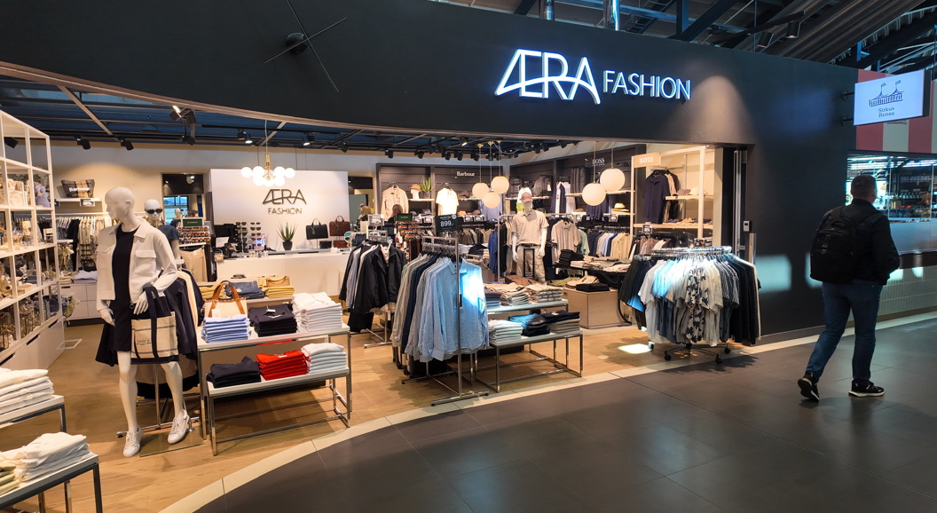 Bilde av æra butikken på Stavanger lufthavn