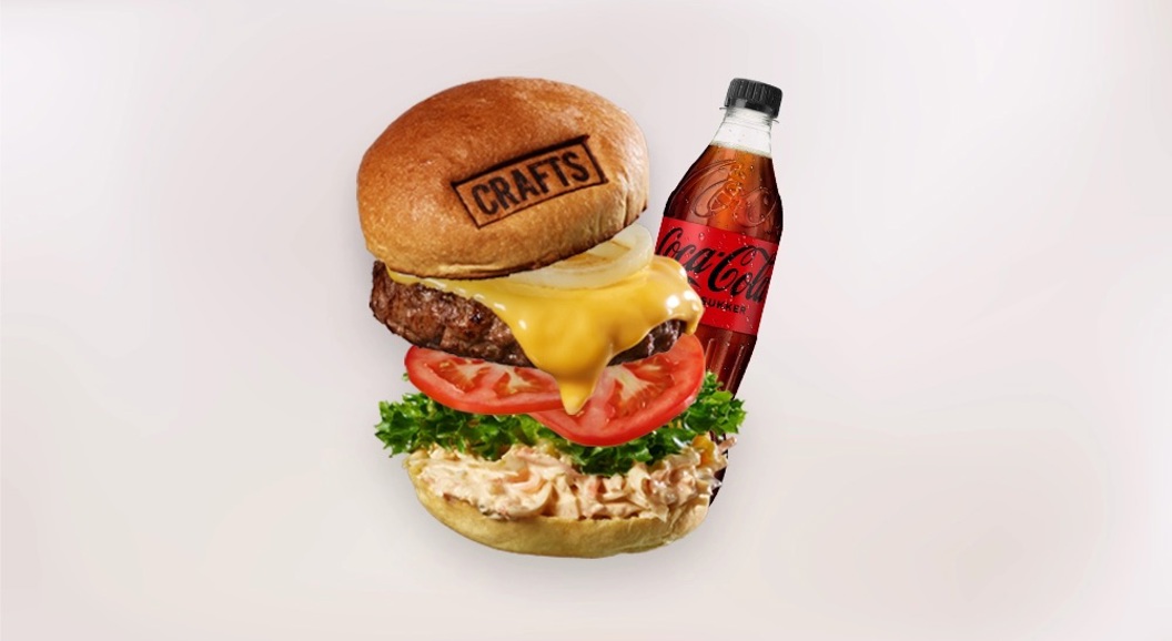 bilde av Crafts Burger & brus