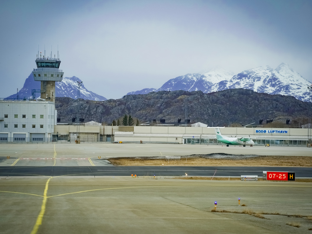 Bilde av Bodø lufthavn eksteriør