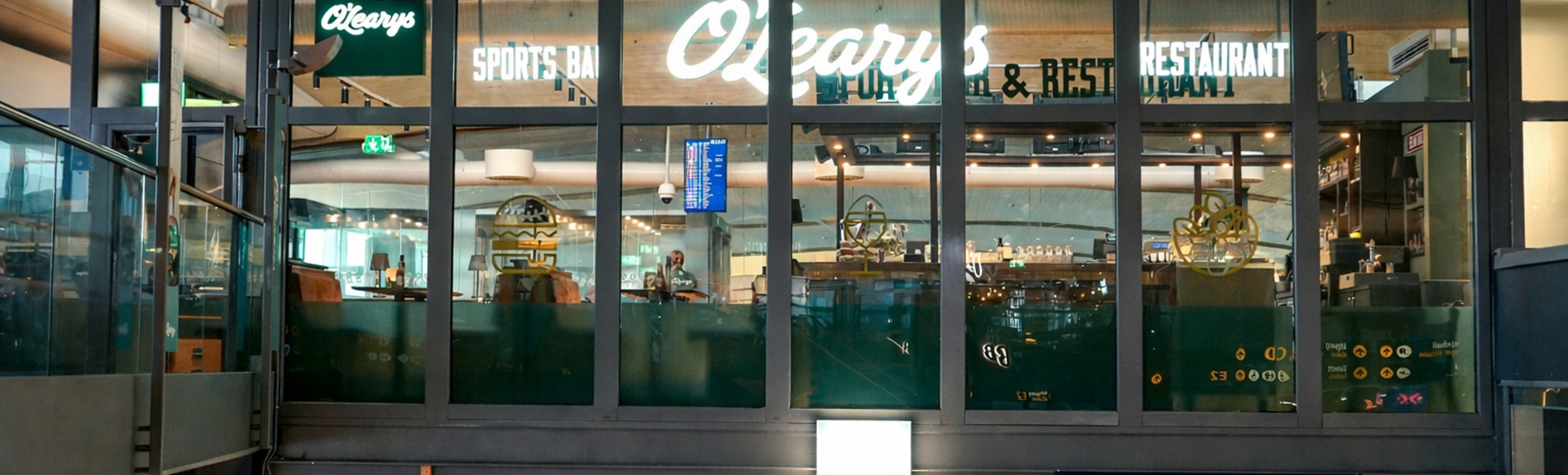 O'Learys opp en trapp i utland